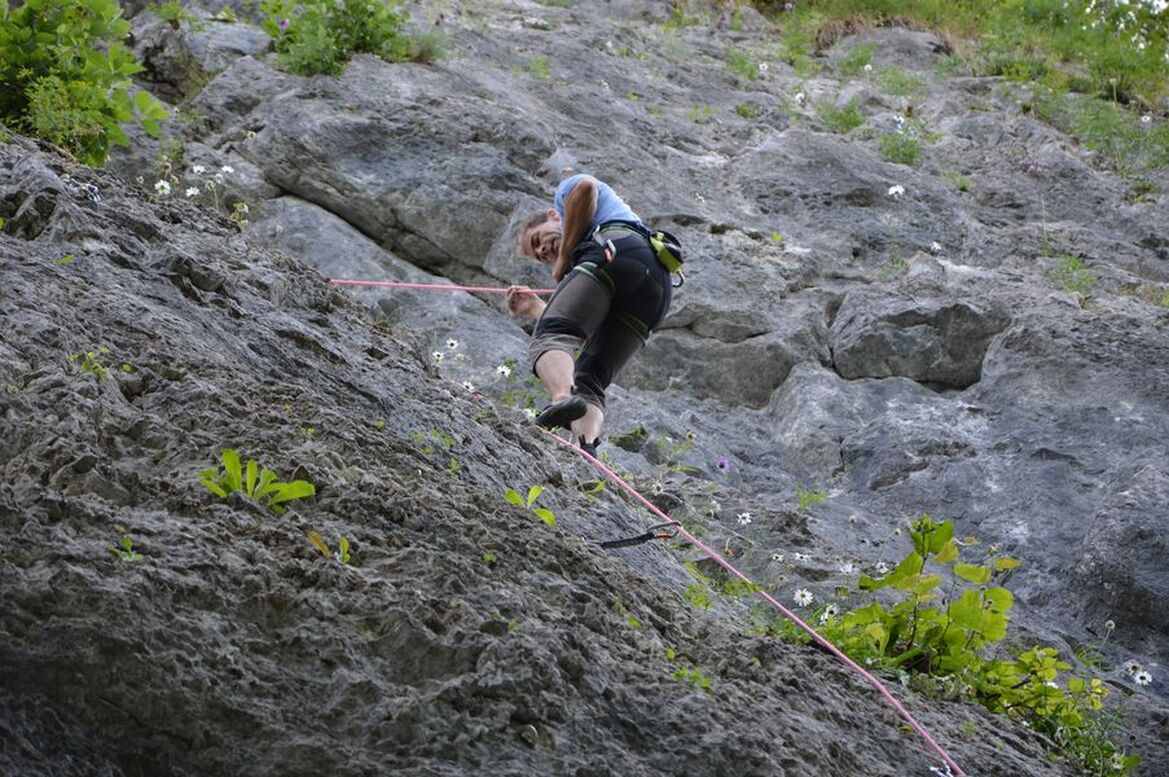 Climbing site of Solaison